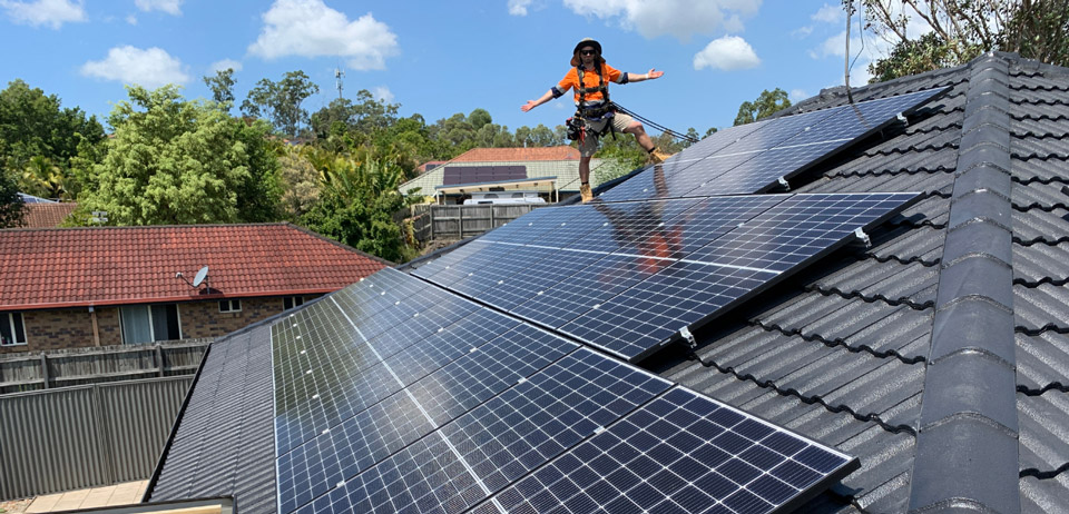 Home solar roof installation by Auswell Energy - Gold Coast & Brisbane