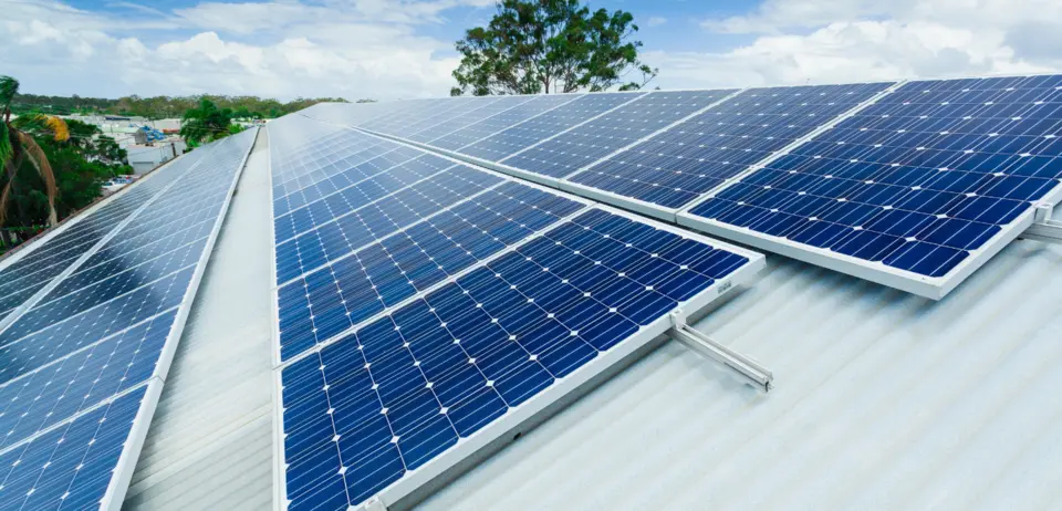 Home solar panel installation